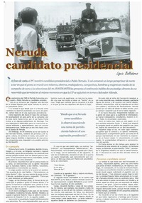 Neruda candidato presidencial