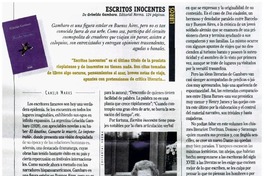 Escritos inocentes