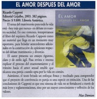 El amor después del amor
