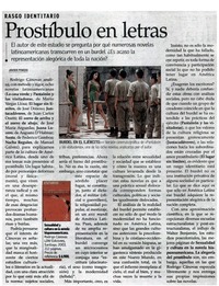 Prostíbulo en letras