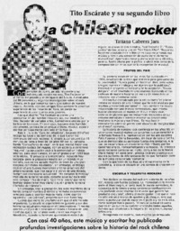 Tito Escárate y su segundo libro