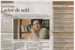 Lector de sofá : [entrevistas]