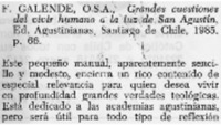 F. Galende, O.S.A.