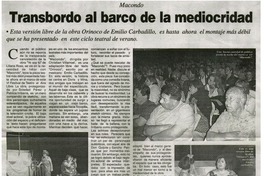 Transbordo al barco de la mediocridad