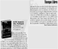 Este banco del parque