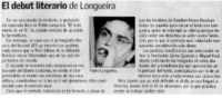 El debut literario de Longueira