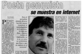 Poeta penquista se muestra en Internet : [entrevistas]