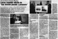Lanzan segunda edición de "San Antonio pasado y presente".