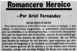 Romancero heroico
