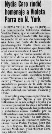 Analizan obra de V. Parra.