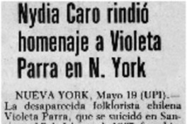 Analizan obra de V. Parra.