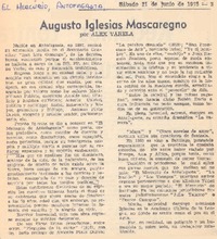 Augusto Iglesias Mascaregno