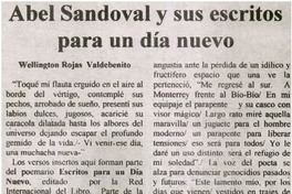 Abel Sanoval y sus escritos para un día nuevo