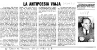 La Antipoesía viaja