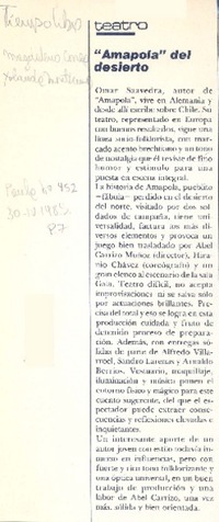 "Amapola" del desierto