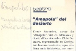 "Amapola" del desierto