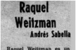Raquel Weitzman