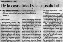 De la casualidad y la causalidad