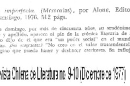 Pretérito imperfecto