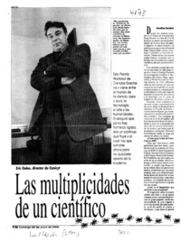 Las multiplicidades de un científico :