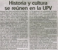 Historia y cultura se reúnen en la UPV