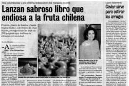 Lanzan sabroso libro que endiosa a la fruta chilena (entrevista)