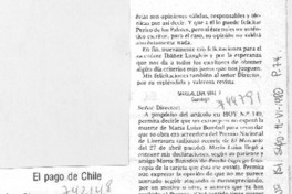 El pago de Chile
