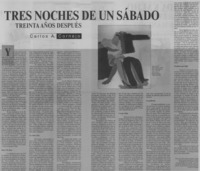 Tres noches de un sábado, treinta años después