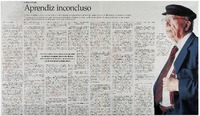 Aprendiz inconcluso: [entrevistas]