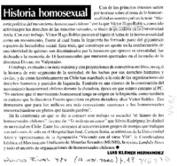 Historia homosexual