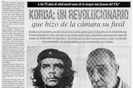 Korda : un revolucionario que hizo de la cámara su fusil