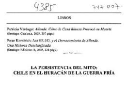 La persistencia del mito: Chile en el huracán de la Guerra Fría