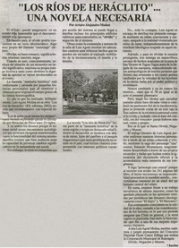 Los ríos de heráclito"...