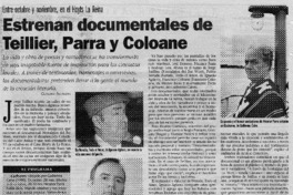 Estrenan documentales de Teillier, Parra y Coloane