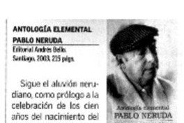 Antología elemental
