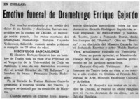 Sergio Gómez, detective [entrevistas]