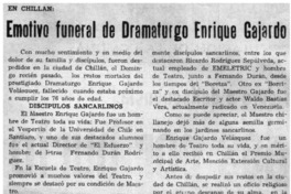 Sergio Gómez, detective [entrevistas]