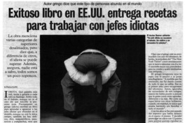 Exitoso libro en EE.UU. entrega rectas para trabajar con jefes idiotas