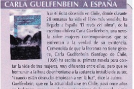 Carla Guelfenbein a España