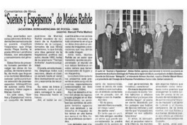 "Sueños y espejismos", de Matías Rafide