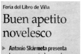 Buen apetito novelesco
