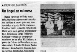 Un Ángel en mi mesa