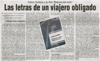 Las letras de un viajero obligado