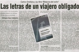Las letras de un viajero obligado