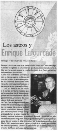 Los astros y Enrique Lafourcade.