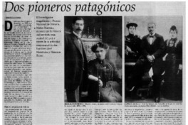 Dos pioneros patagónicos