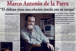 El chileno tiene una relación tímida con su cuerpo" [entrevistas]