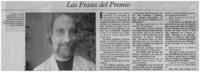 Las frases del premio [entrevistas]