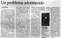 Un problema adormecido