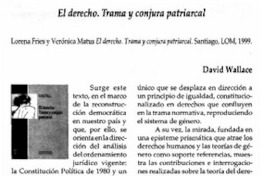 El derecho. Trama y conjura patriarcal